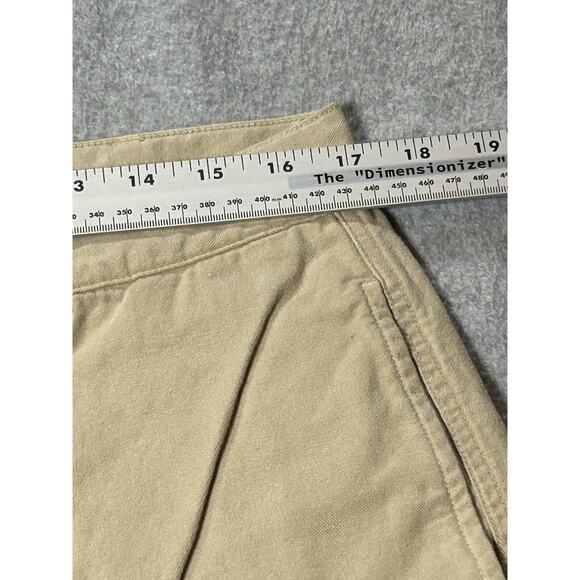 Orvis Chino Shorts Mens W34 Beige Khaki Golf Hiking Fishing Slash Pockets Tan - Picture 4 of 12
